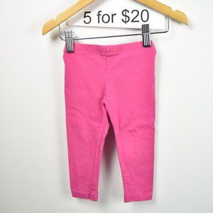 Basic hot pink leggings 2T